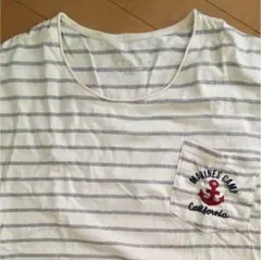 ボーダーカットソー、マリンTシャツ
