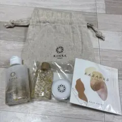 金沢土産 KINKA JAPAN 金箔コスメ お試しセット 巾着付き