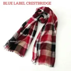 （新品未使用）BLUELABEL CRESTBRIDGE ライトウエイトストール ブルーレーベルクレストブリッジ BLUE LABEL CRESTBRIDGE クレスト