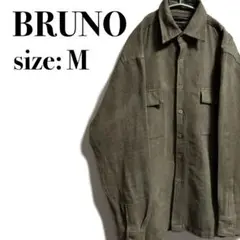 BRUNO フェイクスウェード スエード シャツ ヴィンテージ コーデュロイのサムネイル