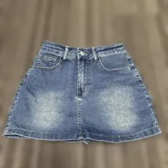 【DAZY（SHEIN）】デニムミニタイトスカート 濃いめ Sサイズ