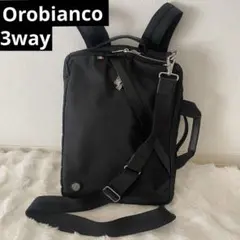 【極美品】Orobianco オロビアンコ　3way バッグ　ブラック