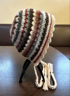 ボンネット　フード帽　ニット帽　バラクラバ