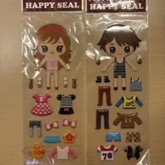 平成レトロ　着せ替えシール