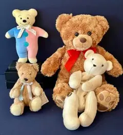 【まとめて】ぬいぐるみ/くま★テディベア　ラージベア含め　クマ　まとめ売り