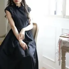 【新品タグ付き】Dinoble♡French sleeve flare OP