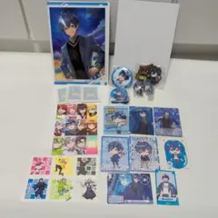 カラフルピーチ/ナオキリ セットキーホルダー缶バッジトレーディングカード一番くじ