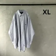 90s Ralph Lauren YARMOUTH ストライプ BDシャツ 長袖のサムネイル