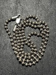 ボールチェーンネックレス　シルバー925 太め！