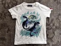 恐竜プリント Tシャツ 90サイズ