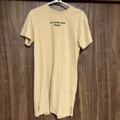 ベージュ 半袖ワンピース 150