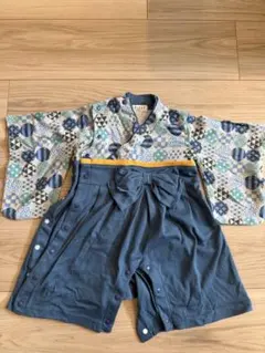 ベビー袴　ネイビー／70サイズ／男児