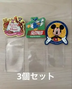 ディズニーランド　レトロ　チケットホルダー 3個セット