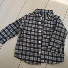 コムサ デ モード チェック シャツ 80cm