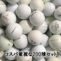 【185】ロストボール ゼクシオ 色々 ホワイト 200球 B