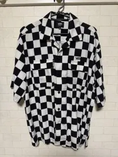 VANS チェッカー柄　オープンカラーシャツのサムネイル