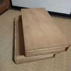 170☆餅箱 番重 もろぶた 麹蓋 3枚 蓋あり レトロ アンティーク - メルカリ