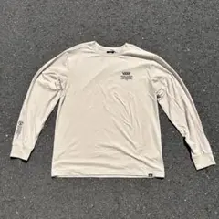Vans 長袖カットソー　ベージュ　スケーター　スケボー