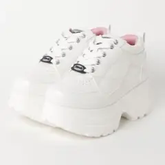 ヨースケ 厚底レースアップスニーカー 23cm