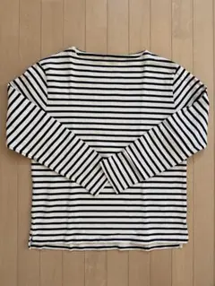 無印良品ボーダー長袖TシャツLLのサムネイル