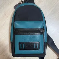 COACH ショルダーバッグ ターコイズ/ブラック
