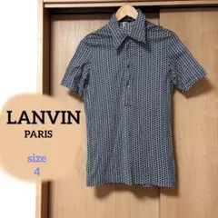 LANVIN PARIS ランバン　イタリア製　総柄　半袖　カットソー　メンズのサムネイル
