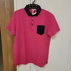 値下げ『美品』LANVIN ゴルフウェア　42(LL)　ピンク ランバンスポールのサムネイル