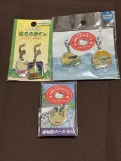 値下げ！ハローキティ ファスナーマスコット ピンバッジ3点セット