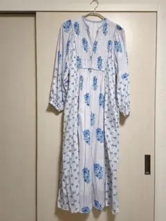 ヌキテパ コットンボイル フォイルフラワーワンピース 【M】 - メルカリ
