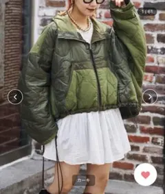 美品【etsinta】リバーシブル中綿ショートモンスター ジャケットのサムネイル