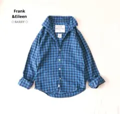Frank&Eileen　BARRY　バリー　シャツ　チェック　ブルー