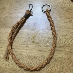 革編み込みウォレットチェーン