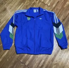 adidas ブラジル国旗 ナイロンジャケット