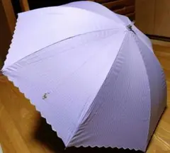 ポロラルフローレンPOLO RALPH LAURENストライプ＆ポロマーク 日傘