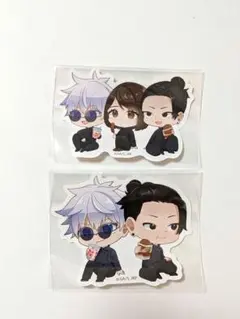 呪術廻戦 × ファミリーマート オリジナルステッカー 五条悟 夏油傑 家入硝子