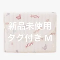 ジェラートピケ 母子手帳ケース M キャンディ クマ柄 ピンク 新品タグ付き