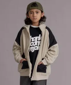 フリース ラグラン切替 ジップトップス【PAIRMANON STREET】