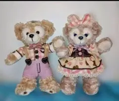 美品♡スウィートダッフィー・シェリーメイ2017 バレンタイン　ぬいぐるみバッジ