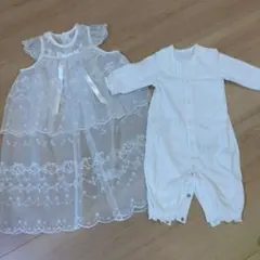 【美品】ミキハウス　ベビードレス　長袖