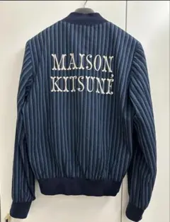 永瀬廉着用 MAISON KITSUNÉ ストライプ ブルゾンのサムネイル