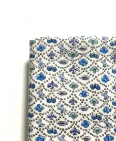 コットンフランネル☆フォレストウェーブ＊ミナペルホネンリバティ⭐︎ブルー＊延長可