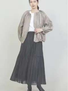 QTUME♡フェイクレザーブルゾン