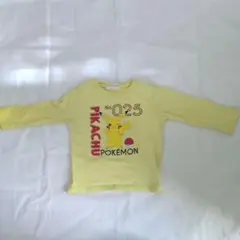 ピカチュウ 長袖ロングTシャツ 90