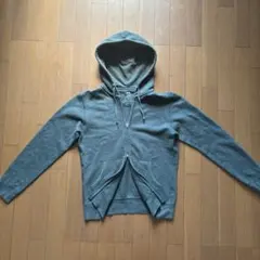 q*u様 OLD UNIQLO double zip hoodie 短丈 y2k