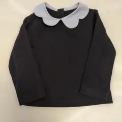 jacadi 襟付き長袖Tシャツ 24M　ネイビーのサムネイル