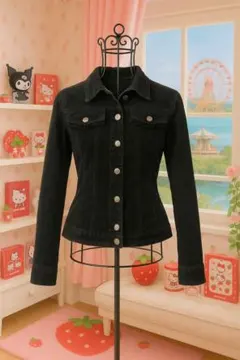 PINKHOUSE 大きいサイズL フリルコーデュロイ系ジャケット 管A5