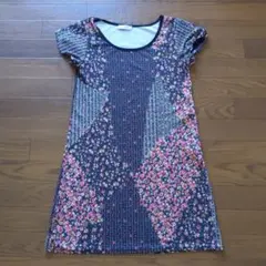 美品ワンピースorチェニック　パフスリーブ　フランス製　アーモワールカプリスのサムネイル