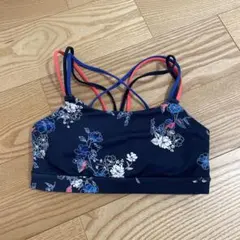 GAP 花柄 クロスストラップ ヨガブラ(着用画像あり)のサムネイル