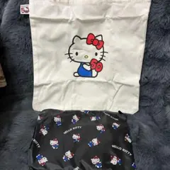 Hello Kitty 50周年記念 トートバッグ ポーチセットのサムネイル