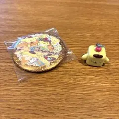 ポムポムプリン　缶バッチandチャームセット